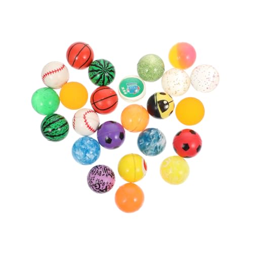 MUSISALY 24st Hüpfball Stressball Spielzeug Bulk-Spielzeug Für Kinder Anti-Stress-Spielzeug Springende Bälle Hüpfbälle Für Kinder Weltraumspielzeug Für Kinder Farbige Hüpfbälle Gummi von MUSISALY