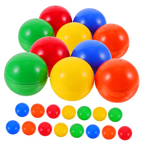 MUSISALY 25St Lotteriekugel Bälle Glück Verlosung von Spielbällen Mini-Lotterieball Spielen Schwimmbad tischtennisball tischfussball glückskekse Partyspielbälle Spielzubehör PVC von MUSISALY