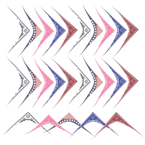 MUSISALY 25 Stück Kleiner Schals Für Puppen Dreieckige Erfrischungstücher Für Selbstgemacht Bastelprojekte Puppenschals in Weiß Blau Pink Und Dunkelrot Kreative Puppendekoration Und MUSISALY 25 Stück Kleiner Schals Für Puppen Dreieckige Erfrischungstücher Für Selbstgemacht Bastelprojekte Puppenschals in Weiß Blau Pink Und Dunkelrot Kreative Puppendekoration Und von MUSISALY