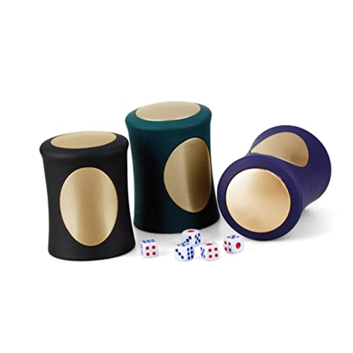 MUSISALY 2Er-Box Würfelbecher Paar Würfelspiel Zubehör für Würfelspiele Würfelspiel Tasse Würfelstapelbecher grüne Würfel Würfelspiel Shaker Green von MUSISALY