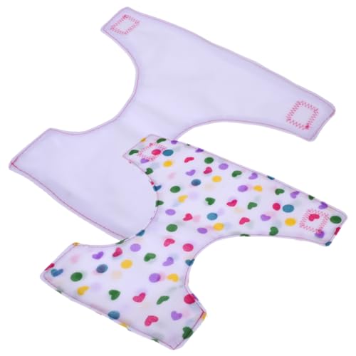 MUSISALY 2St Babypuppe Toilettenwindeln Puppen windel puppenwindeln -Wickeltaschen Puppentrainingswindeln Abs umstandsstrumpfhose babyspielzeug verstellbare Puppenhose Puppenkleidung von MUSISALY