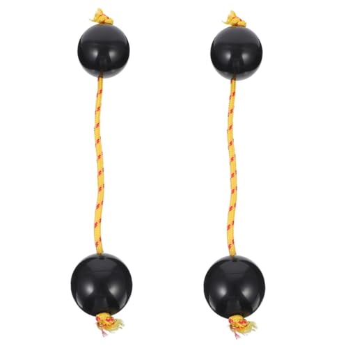 MUSISALY 2St Marakas Maracas-Eierschüttler Maracas-Shaker-Spielzeug kinderinstrumente Kinder musikinstrumente Kinder-Instrument-Spielzeug Kindergarten Musikinstrument ABS，， Black von MUSISALY