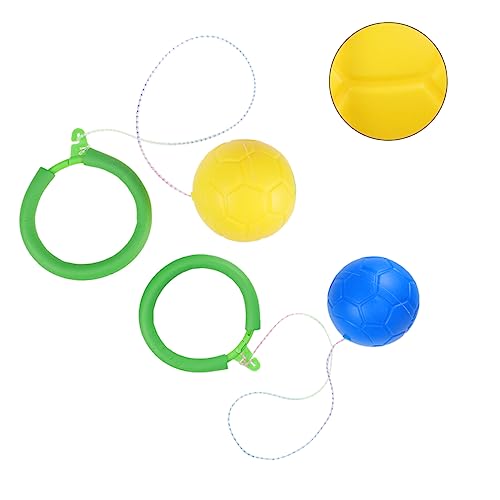 MUSISALY 2St Sprungring Sprungball Springseil für Fitness Springring für Kinder Fitnessgeräte für Kinder Unterhaltungsspielzeug für den Außenbereich Springender Ball Springender Ring PVC von MUSISALY