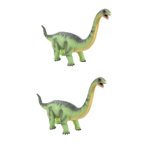 MUSISALY 2st Dinosaurier-Spielzeug Spielzeuge Kinder Spielzeug Modell Kinderspielzeug Skulptur-deko Tiere Spielzeug Dinosaurier-Form-Ornament Kleine Dinosaurierstatue Tierdekoration Vinyl von MUSISALY