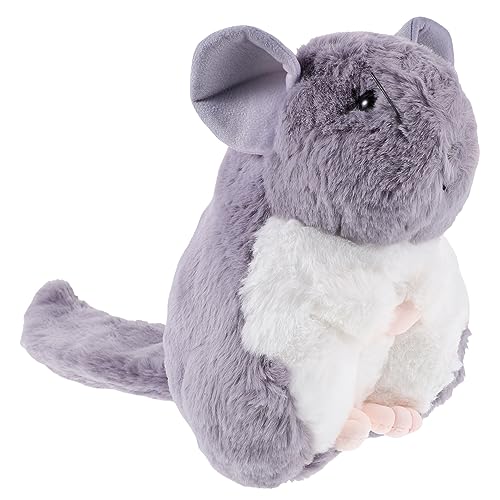 MUSISALY 2st Hamster Puppe Kuscheltiere Ausgestopfte Hamster Kinderspielzeug Hamster Spielzeug Hamsterplüsch Hamsterspielzeug Für Kinder Hamster Kuscheltier Plüsch Grey Pp Baumwolle von MUSISALY