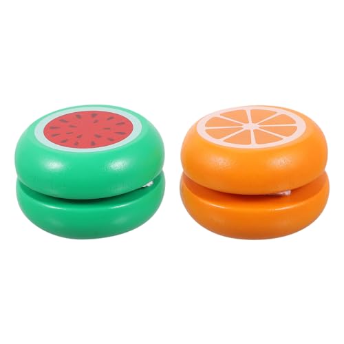 MUSISALY 2st Hölzernes Jo-jo Kinder Yoyo-Spielzeug Mini-Spielzeug Outdoor-Spielzeug Für Kinder Holziges Spielzeug Anfänger-yoyo Mini- -Spielzeug Kinderspielzeug Kugellager Colorful von MUSISALY