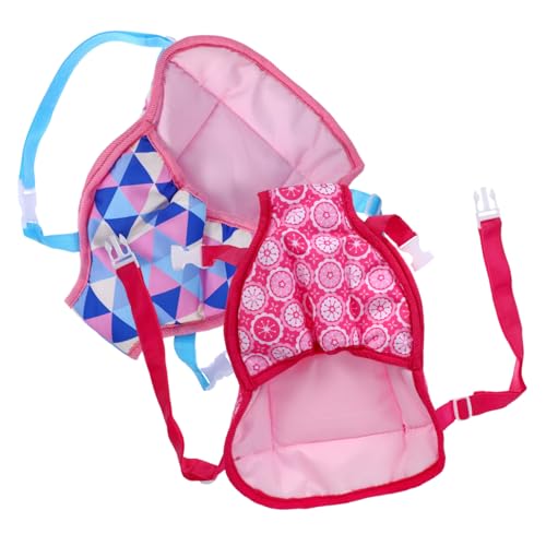 MUSISALY 2st Puppen Trage Puppen Träger Für Puppe Säuglingsanzug Puppenschlinge Rucksack Für Babypuppen Hosenträger Für Kinder Babypuppenhalter Tragetuch Für Puppen Ausgestopft Stoff von MUSISALY