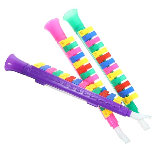 MUSISALY 3 Stück 13 Kinder Melodica Kinder Musikspielzeug Kinderinstrument Spielzeug Mini Mundharmonika Kinderspielsets Mundharmonika Spielzeug Babyflöte Spielzeug Babyinstrumente Kinder von MUSISALY