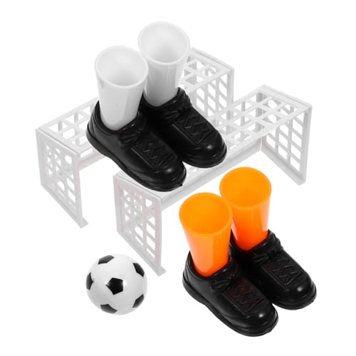 MUSISALY 3 Teiliges Desktop Fußballspiel Set Für Kinder Mini Fußball Und Finger Fußballspiel Requisite Lustiges Lernspielzeug Für Drinnen Und Draußen Perfekt Für Kleine Sportfans von MUSISALY