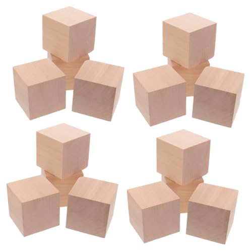 MUSISALY Wooden Blocks Holzklotz 30 Stück Würfelbausteine Für Kinder Stapelspielzeug Zum Bauen Und Spielen Kreatives Holzspielzeug Fördert Feinmotorik Und Kreativität Vielfältige Spielmöglichkeiten von MUSISALY