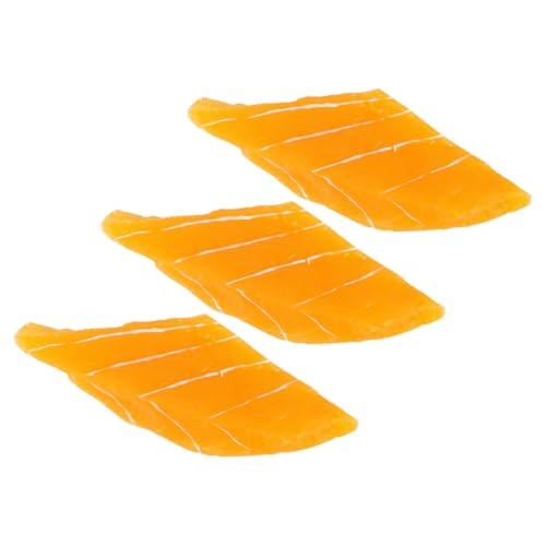 MUSISALY 3St Simulation Lachs simulierte Lachsrequisiten Lachs-Modell Essensmodelle vorgeben künstliche Fische Party Decoration Lebensmittelmodelle für Lachsfilet Lachsdekoration kaufen PVC von MUSISALY