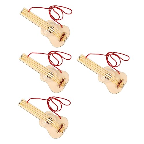 MUSISALY 4 Sätze Ukulele Aus Holz Instrument Handgefertigter Ukulele-bausatz Ukulele Bausatz Ukulele-montagezubehör Ukulele-dekorationsset Für Handgemachte Gitarre von MUSISALY