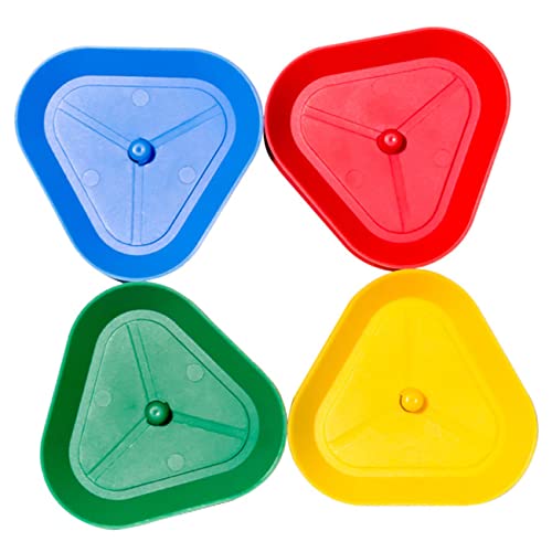 MUSISALY 4 Stück Kartenhalter Spielehalter-Organizer Freihändiger Spielhalter Brettspielhalter Spielregal kartenclip Karten Clip Kartenspielen Spielkartenetui Kartenfach für Brettspiele Abs von MUSISALY