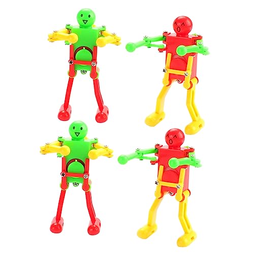 MUSISALY 4 Stück Uhrwerk Roboter Kinder Roboter Spielzeug Für Kinder Roboter Spielzeug Roboter Für Kinder Springende Laufspielzeuge Kidcraft-spielset Kinderspielzeug Plastik von MUSISALY