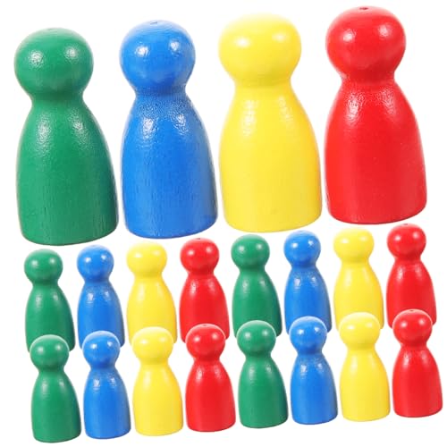 MUSISALY 40 Stück Brettspiel Zubehör Spielfiguren Brettspiel Schachfigur Menschliche Form Schachfigur Spielzeug Flugschach Schachfigur Schachfiguren Komponenten von MUSISALY