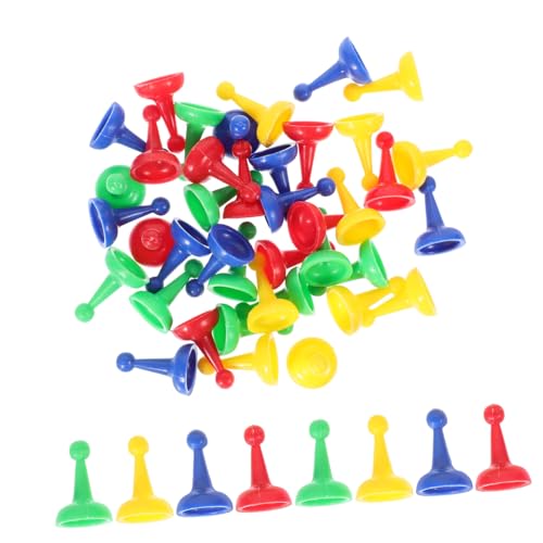 MUSISALY 40 Stück Spielsteine Brettspielmarken Brettspiele Schach Brettspielfiguren Ludo-Brettspiel Kinder brettspiele kinderbrettspiel Tabletop-Spielkomponente Tischmarker Plastik von MUSISALY