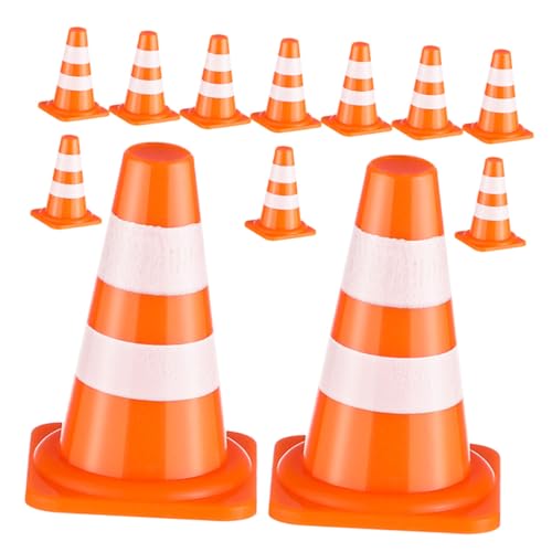 MUSISALY 40 Stück Teiliges Mini Verkehrshütchen Set aus Realistische Pädagogische Verkehrszeichen und Pylonen für Verkehrstraining und Kreative Straßenszenen Simulationsspielzeug MUSISALY 40 Stück Teiliges Mini Verkehrshütchen Set aus Realistische Pädagogische Verkehrszeichen und Pylonen für Verkehrstraining und Kreative Straßenszenen Simulationsspielzeug von MUSISALY