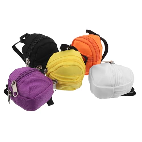 MUSISALY 5 Stück Mini -Puppen -Rucksack Geldbörse wechseln Coin -Geldbörse Tasche Charme kleine Münzgrundstück MUSISALY 5 Stück Mini -Puppen -Rucksack Geldbörse wechseln Coin -Geldbörse Tasche Charme kleine Münzgrundstück von MUSISALY