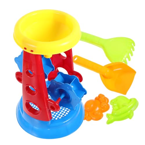 MUSISALY 5-Teiliges Set Spielzeug Sanduhr Sandkastenspielzeug Wasserrad Spielzeug Sandsieb Spielzeug Sandform Kinder sandspielzeug Kinder strandspielzeug Sandwanne Kinder Spielen Spielzeug von MUSISALY