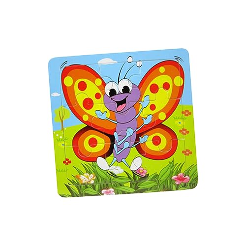 MUSISALY 5St Puzzle-Spielzeug tierische Rätsel Puzzles für Kinder Tiere Spielzeug Kinderrätsel kiddibuzz Spielzeug für Kinder Children Toys pädagogisches Spielzeug Kinderspielzeug Bambus von MUSISALY