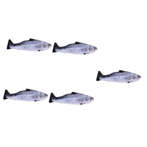 MUSISALY 5st 3D-fischkissen Plüschkissen Fisch Kissen Gefülltes Faultier Plüschtier Fisch-wurfskissen Großes Fischkissen Riesiges Fischkissen Fisch Stofftier Gefülltes Fischkissen von MUSISALY