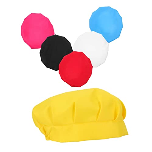 MUSISALY 6 Stück Kochmütze Kinder Backmütze Kinder Cosplay Zubehör Kinder Cosplay Koch Kostüm Kinder Arbeitsmütze Kinder Hut Für Hotel Kind Cosplay Hut Koch Kostüm Zubehör Kinder Tuch von MUSISALY