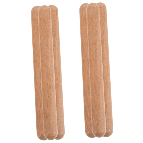 MUSISALY 6 Teiliges Musikinstrument Stick Spielzeug Für Kinder Kinderspielzeug Rhythmus Sticks Kinder Trommelstock Kinderspielzeug Musikinstrumente Kinderspielzeug Lernwerkzeuge von MUSISALY