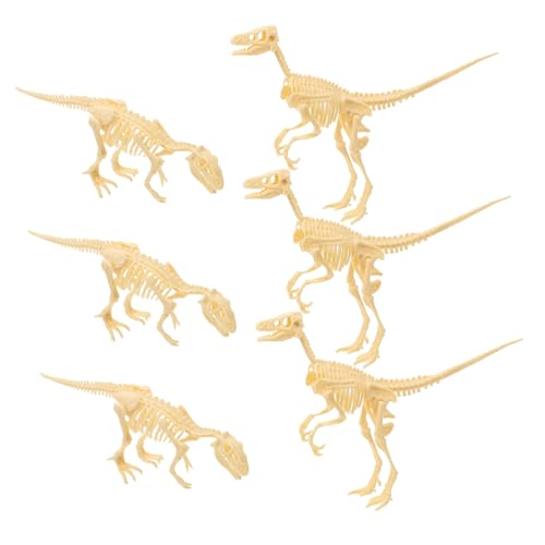 MUSISALY 6St Dinosaurier-Fossil-Modell Dinosaurier-Sandspielzeug Dinosaurierknochen Kinderspielzeug Kinder lernspielzeug Spielzeug für Kinder Dinosaurier-Skelett Dinosaurier-Spielzeug Abs von MUSISALY