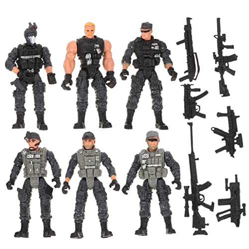 MUSISALY 6St Soldatenmodell Miniatur-Soldaten-Spielzeug Spielzeugsoldaten-Actionfiguren interaktives Spielzeug Spielzeug Toy kinderspielzeug Mini-Puppen -Actionfiguren Plastik von MUSISALY