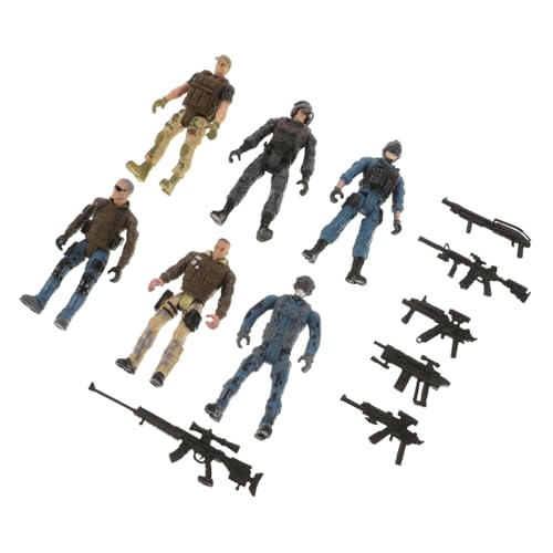 MUSISALY 6St Soldatenmodellspielzeug Sammlerstücke Soldat Action Figur Spielfiguren-Spielsets Zubehör für Actionfiguren Plastik von MUSISALY