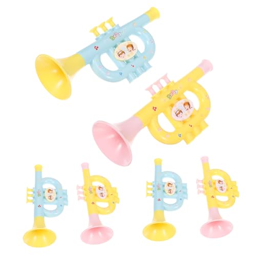 MUSISALY 6St Trompeteninstrument Handgehaltene Lufthupe Simulation von Musikinstrumenten Blasinstrument kinderinstrumente musikinstrumente für Kinder tragbares Spielzeug Kinderspielzeug Abs von MUSISALY