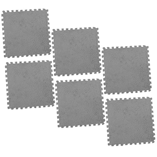 MUSISALY 6st Puzzle-Matte Bodenfliesen Für Den Haushalt Puzzle-bodenbelag Rätsel Für Kleinkinder Spielmatte Für Spielmatten Für Kleinkinder Babymatte Für Den Boden Verriegelung Eva Grey von MUSISALY