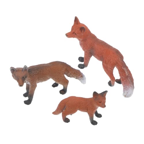 MUSISALY 9 STK Kinder Spielen Spielzeug Fuchs Figur Spielzeug Lernspielzeug für Kinder zabawki stymulujące rozwój Pädagogisches Spielzeug spielzeuge Wilde Tierfigur Wildtiermodell von MUSISALY