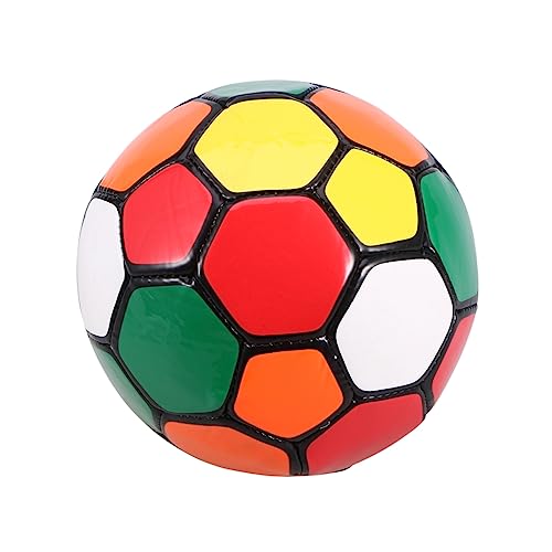 MUSISALY 1PC PVC Aufblasbarer Fußball Für Buntes Kleines Für Outdoor Aktivitäten Ideal Für Garten Und Freizeit Inklusive Luftnadel von MUSISALY