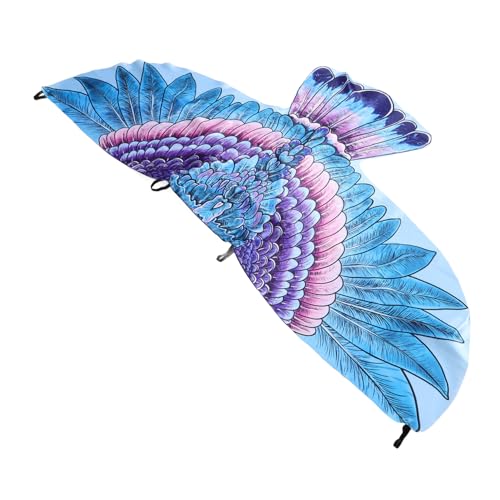 MUSISALY Bunter Adlerschwingen-umhang für Erwachsene Leichter Bequemer Party-Cosplay-umhang Farbintensives Vogel-flügel-kostümzubehör für Halloween Fasching Karneval MUSISALY Bunter Adlerschwingen-umhang für Erwachsene Leichter Bequemer Party-Cosplay-umhang Farbintensives Vogel-flügel-kostümzubehör für Halloween Fasching Karneval von MUSISALY