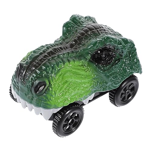 MUSISALY Dinosaurier-Auto Spielzeug-Rennwagen ferngesteuertes Spielzeug Kinderauto Kinder puppenwagen kinderspielzeug Auto verfolgen Auto Spielzeug Dinosaurier leuchtendes Auto Abs Green von MUSISALY