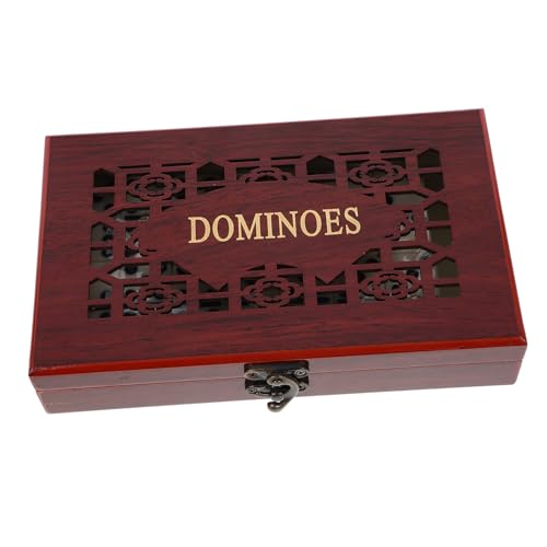 MUSISALY Retro Dominoes Set 1 Set Antike Domino Steine Mit Holzbox Ideales Reise Und Freizeitspiel Für Familien Und Partys Perfektes Für Freunde Und Familie von MUSISALY