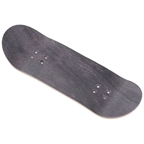 MUSISALY Finger-Skateboard Selbstgemachte Skateboards Neuheit Fingerspielzeug Skateboard-Spielzeug Fingertrainingsgerät Zubehör Für Fingerspitzenbewegungen Mini-Skateboard Black Hölzern von MUSISALY