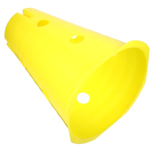 MUSISALY Fußball-trainingsausrüstung Trainingskegel Markierungskegel Für Rollschuhe Stapelbare Trainingsmarker Trainingsmacherkegel Fußball-trainingsgeräte Fußballkegel Yellow Sport von MUSISALY