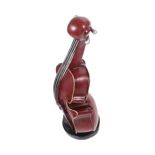 MUSISALY Geigenmodell Musikinstrumentenmodell Mini-Violine-Modell Violine-Statue Vintage Dekoration Retro Dekoration Retro Styles Geigenförmige Verzierung Geigendekoration für zu Hause Harz von MUSISALY