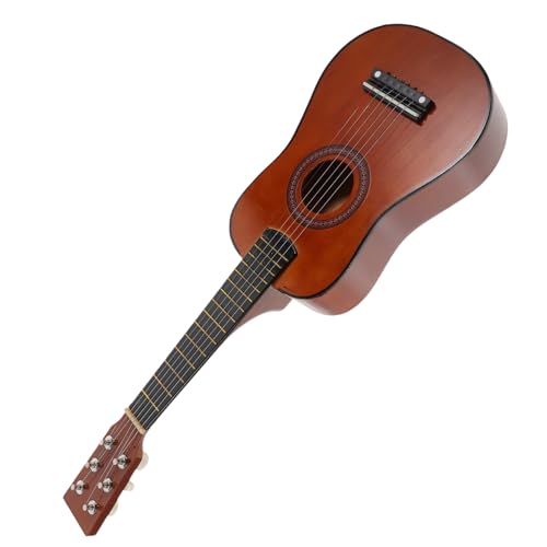 MUSISALY Gitarre Aus Holz Professionelle Übungsgitarre Musikinstrument Gitarrenspielzeug Pädagogische Gitarre Für Kinder Ukulele Für Kinder Anfängergitarre Für Anfänger von MUSISALY