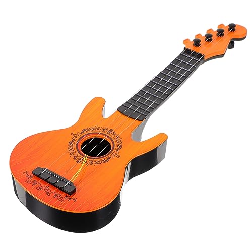 MUSISALY Gitarrenmodell Gitarre Musikalisches Kinder Gitarre Kinderinstrumente Elektronische Gitarre Mini-Ukulele-Spielzeug Musikinstrument Für Kinder Kleinkind Gitarre Plastik von MUSISALY