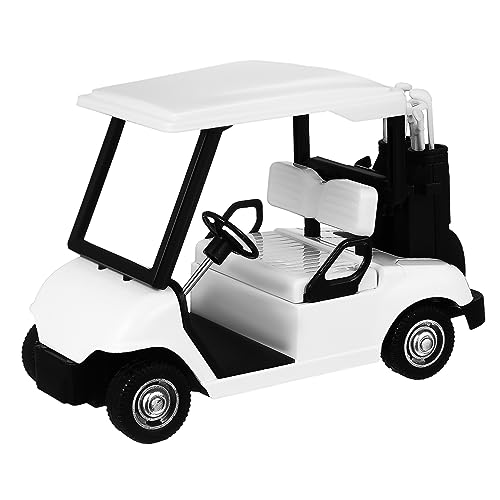 MUSISALY Golfwagenmodell Golfwagen Für Kinder Golf-schreibtischzubehör Golfspielzeug Für Kinder Spielzeugauto Mit Reibungskraft Schreibtischspielzeug Pullback-golfwagen-Spielzeug Legierung von MUSISALY