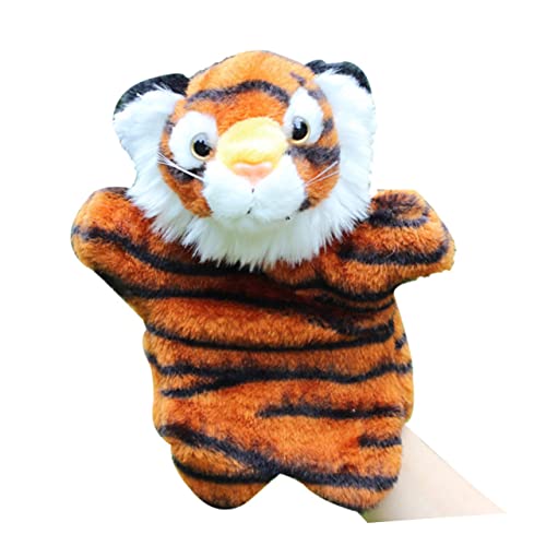 MUSISALY Handpuppe Für Kinder Tiger Marionette Geschichte Marionette Geschichte Erzählende Marionette Coffee von MUSISALY