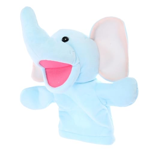 MUSISALY Handpuppe Tierpuppen Spielzeug Kinderpuppenpuppe Plüsch Vorgetäuschte Spielzeuge Plüsch Beruhigendes Spielzeug Plüschpuppen Spielzeug Interaktives Spielzeug Pp Baumwolle Blue von MUSISALY