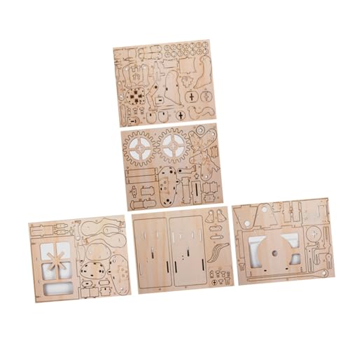 MUSISALY Holzpuzzle Mechanisches Puzzle Montagepuzzle Puzzle Zusammensetzen Basteln Für Erwachsene Stereoskopisches Puzzle Rätsel Für Erwachsene 3D-Puzzle Dekoratives Puzzle Khaki Hölzern von MUSISALY