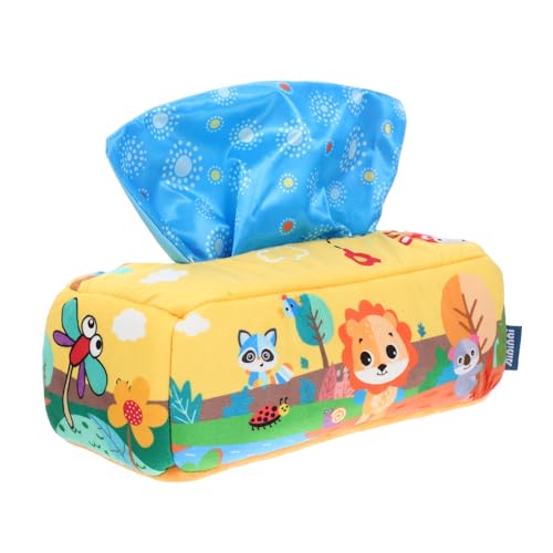 MUSISALY Kasten Babypapierspielzeug Premium-Lernspielzeug praktisches Lernspielzeug Tissue Box Spielzeug Geburtstagsgeschenk für Kinder Spielzeug lustige sensorische Spielzeuge von MUSISALY