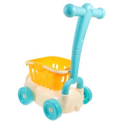 MUSISALY Einkaufswagen Kinder Kinder Einkaufsladen Einkaufswagen Grüner Trolley Für Rollenspiele Realistische Simulation Für Supermarkt Und Küche Perfekt Für Kleinkinder Und Vorschulkinder von MUSISALY