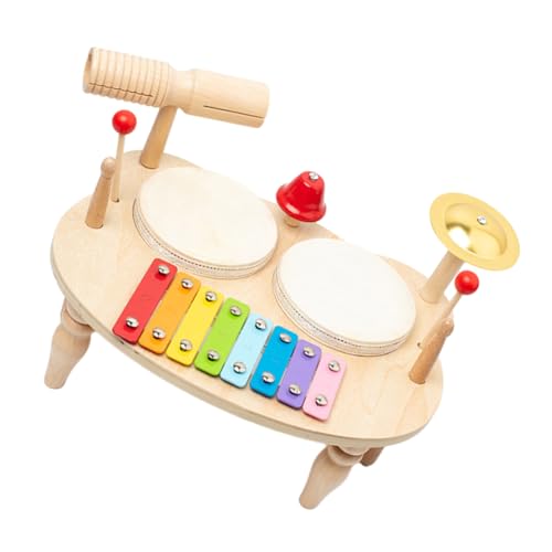 MUSISALY Kinder-Schlagzeug-Set, Rhythmus-Schlag-Schlagzeug-Set, Spielzeug, Pädagogisches Schlaginstrument-Spielzeug von MUSISALY