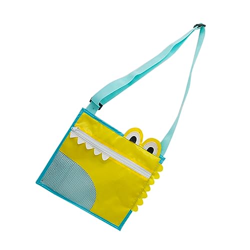 MUSISALY Kleine Tasche Aus Spielzeugtasche Für Den Strand Netztasche Für Kinder Strandtaschen Aufbewahrung Für Kinder Spielzeug-Organizer-netztaschen Oxford-Stoff Yellow von MUSISALY